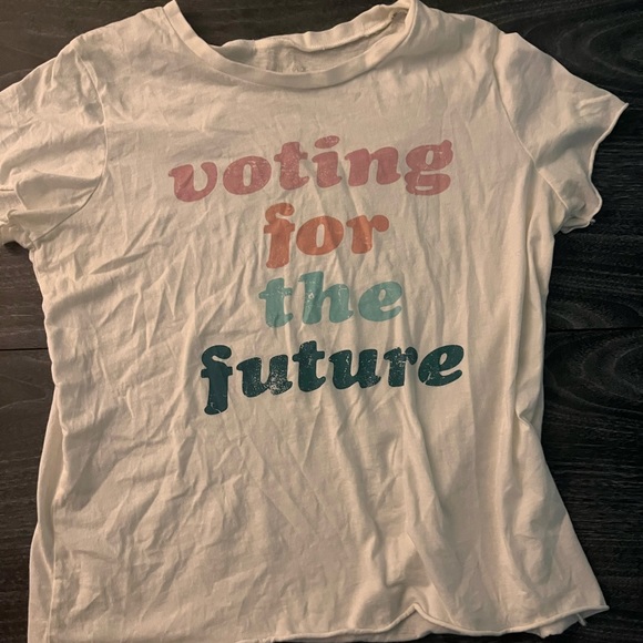 Grayson Threads Tops - WOMENS VOTING FOR THE FUTURE T-SHIRT